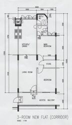 Blk 115 Jurong East Ville (Jurong East), HDB 3 Rooms #587735401